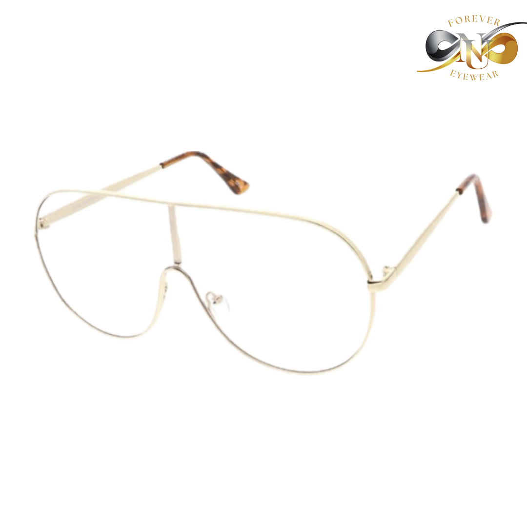 Oversized Aviator Metal Frames